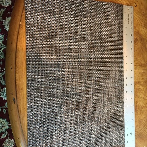 SET OF 6 Placemats! Rattan Weave w Sheen! - Picture 7 of 16